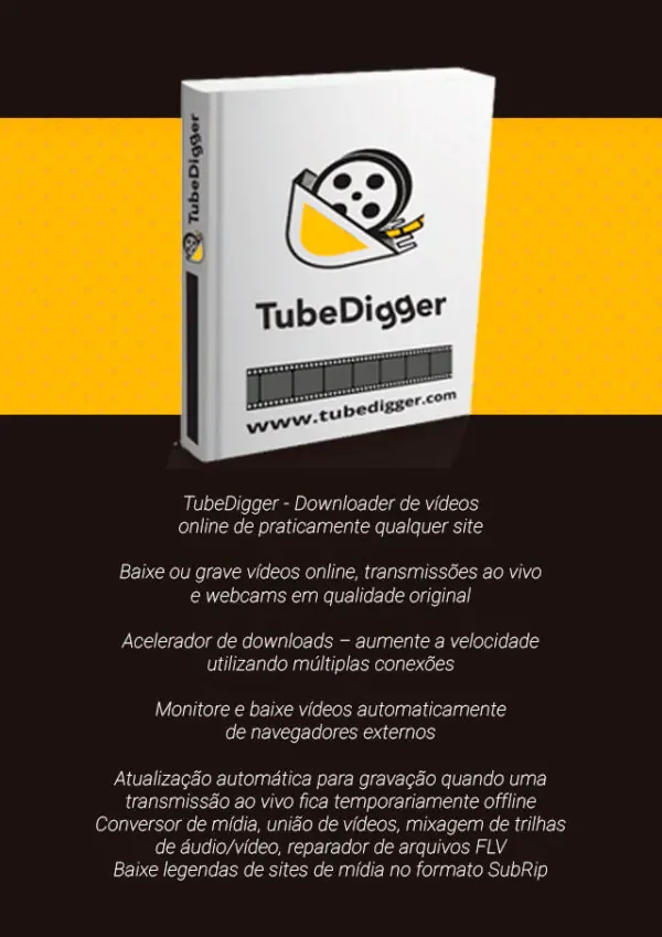 TubeDigger – Baixe cursos das plataformas Hotmart, Kiwify, Udemy, Teachable, Thinkific, Kajabi e muito mais - Oficina do Código
