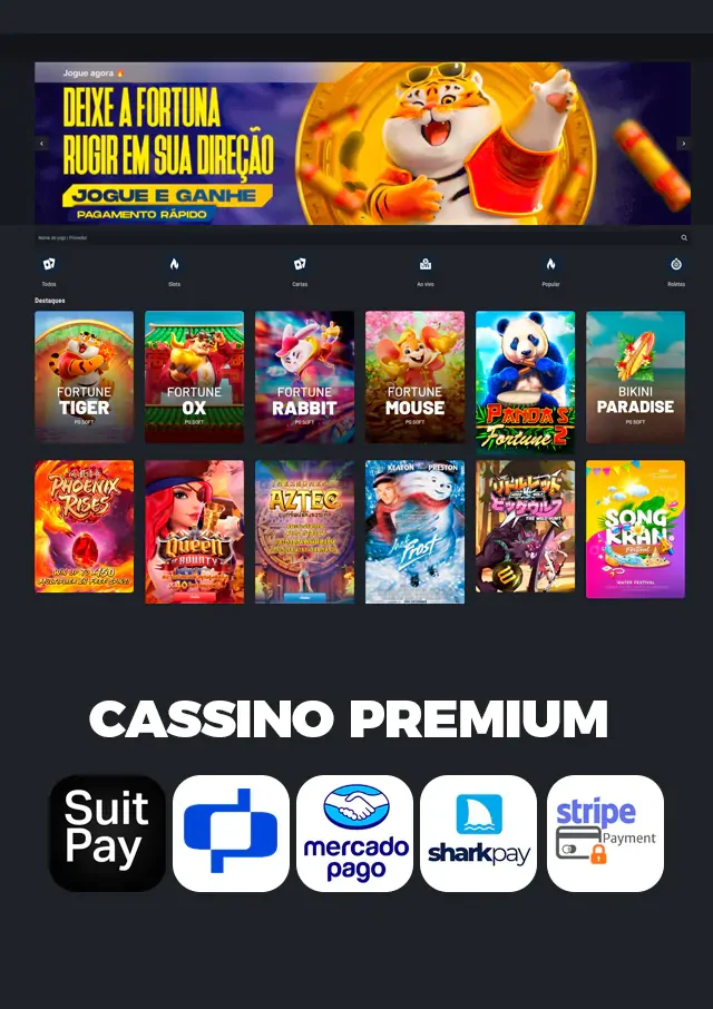 Cassino Online Premium – Melhor e Mais Completo Cassino do Mercado! - Oficina do Código
